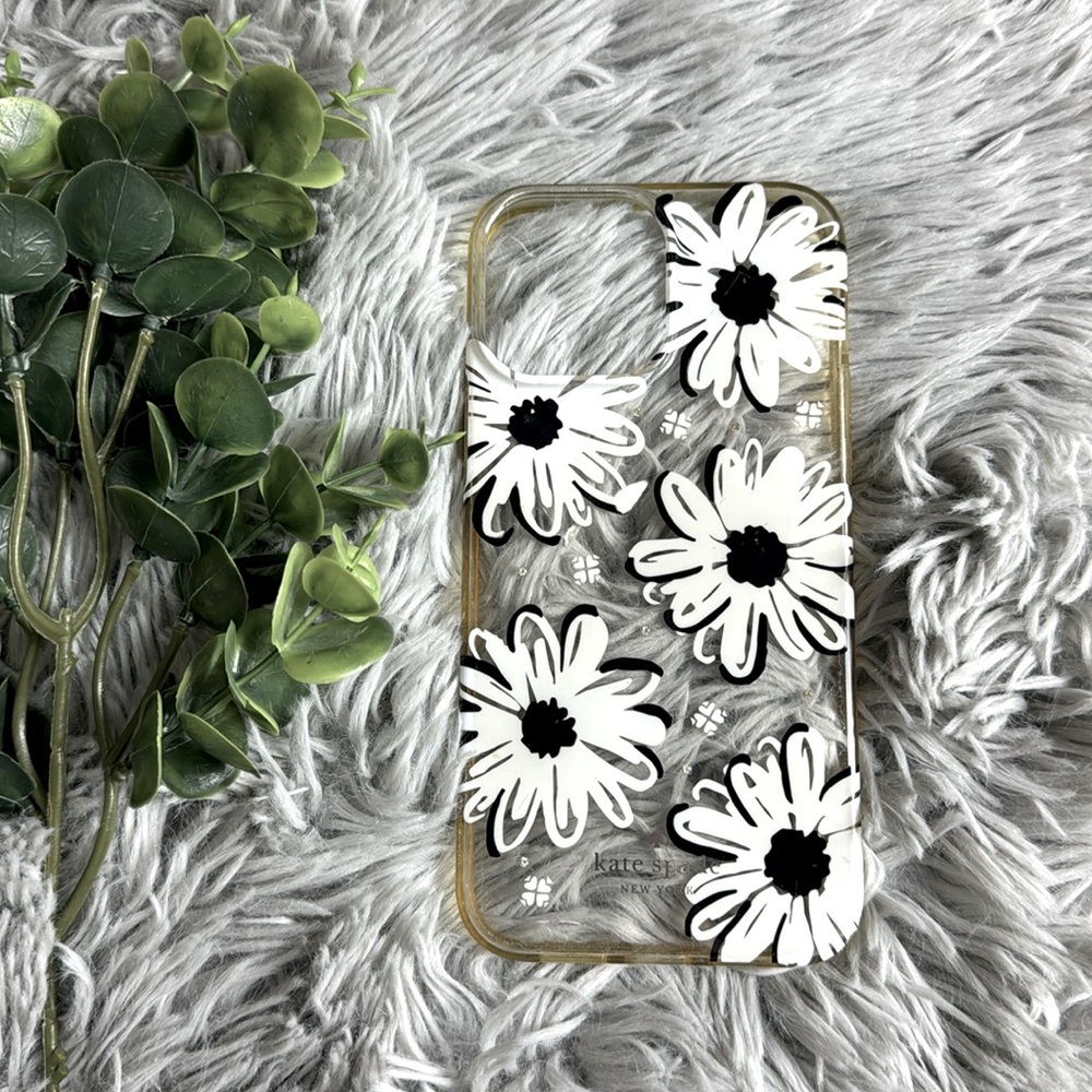 Kate spade floral white  and clear iPhone 12 Pro Max case